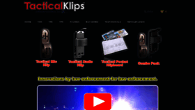 What Tacticalklips.com website looked like in 2019 (4 years ago)