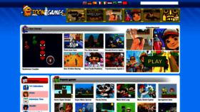 What Toongames.org website looked like in 2019 (4 years ago)