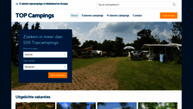 What Topcamping.nl website looked like in 2019 (4 years ago)