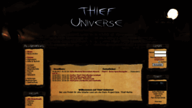 What Thief-universe.com website looked like in 2019 (4 years ago)