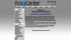 What Theprintcenter.org website looked like in 2019 (4 years ago)