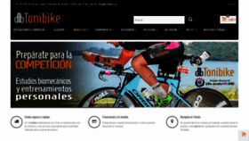 What Tonibike.es website looked like in 2019 (4 years ago)