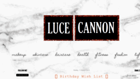 What Thelucecannon.com website looked like in 2019 (4 years ago)