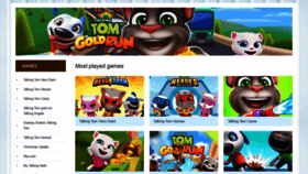 What Talking-tom-run.com website looked like in 2019 (4 years ago)