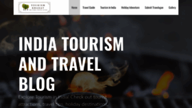What Tourismbharat.com website looked like in 2019 (4 years ago)