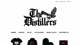 What Thedistillersmerch.com website looked like in 2019 (4 years ago)