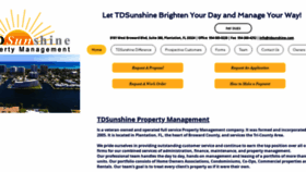 What Tdsunshine.com website looked like in 2019 (4 years ago)