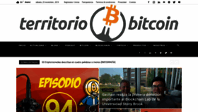 What Territoriobitcoin.com website looked like in 2019 (4 years ago)