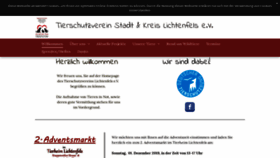 What Tierheim-lichtenfels.de website looked like in 2019 (4 years ago)