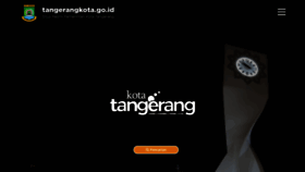 What Tangerangkota.go.id website looked like in 2019 (6 years ago)