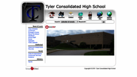 What Tylerconsolidatedhighschool.org website looked like in 2019 (4 years ago)