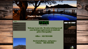What Timber-decks.co.za website looked like in 2019 (4 years ago)