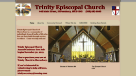 What Trinityshrewsbury.org website looked like in 2019 (4 years ago)