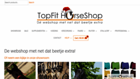 What Topfithorseshop.com website looked like in 2019 (4 years ago)