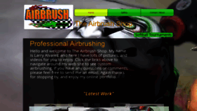 What Theairbrushshop.com website looked like in 2019 (4 years ago)