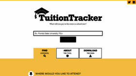 What Tuitiontracker.org website looked like in 2019 (4 years ago)