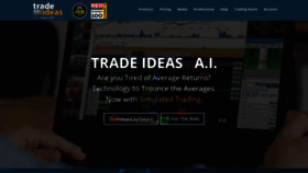 What Trade-ideas.com website looked like in 2019 (4 years ago)