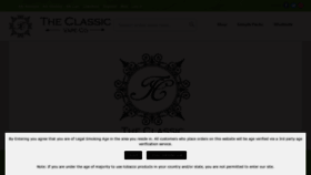 What Theclassicvapeco.com website looked like in 2019 (4 years ago)