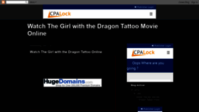 What The-girl-with-the-dragon-tattoo-full.blogspot.tw website looked like in 2019 (4 years ago)
