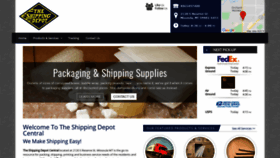 What Theshippingdepot.com website looked like in 2019 (4 years ago)