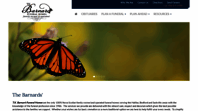 What Tkbarnardfuneralhome.ca website looked like in 2019 (5 years ago)