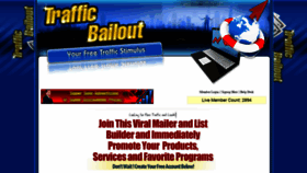 What Trafficbailout.com website looked like in 2019 (4 years ago)