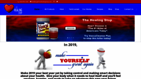 What Thehealingstop.com website looked like in 2019 (4 years ago)