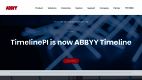 What Timelinepi.com website looked like in 2019 (4 years ago)