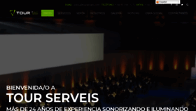 What Tourserveis.com website looked like in 2019 (4 years ago)