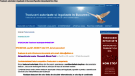 What Traduceri-bucuresti.ro website looked like in 2019 (4 years ago)