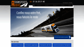 What Transports-abbas.fr website looked like in 2019 (4 years ago)