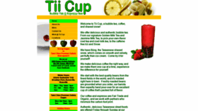 What Tii-cup.com website looked like in 2019 (4 years ago)