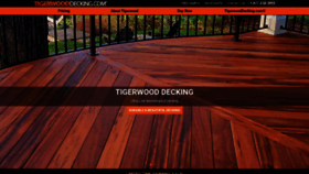 What Tigerwooddecking.com website looked like in 2019 (4 years ago)
