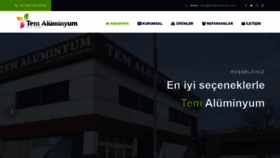 What Temaluminyum.com website looked like in 2019 (4 years ago)