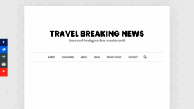 What Travelbreakingnews.net website looked like in 2019 (4 years ago)
