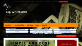 What Topwritersden.com website looked like in 2019 (4 years ago)