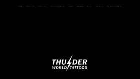 What Thunderworldtattoos.com website looked like in 2019 (4 years ago)