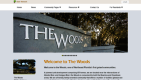 What Thewoodscommunity.com website looked like in 2019 (4 years ago)