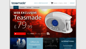 What Teasmade.com website looked like in 2019 (4 years ago)