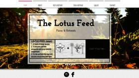 What Thelotusfeed.com website looked like in 2019 (4 years ago)