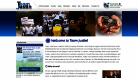 What Teamjustin.com website looked like in 2019 (4 years ago)