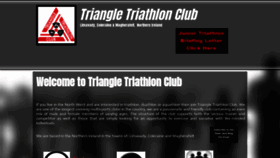 What Triangletriathlonclub.com website looked like in 2019 (4 years ago)