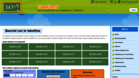 What Tabelline.it website looked like in 2019 (4 years ago)