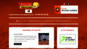 What Tennis-club-dijonnais.com website looked like in 2019 (4 years ago)
