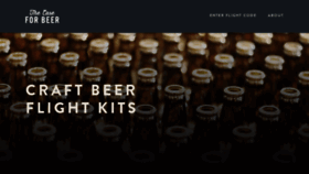 What Thecaseforbeer.com website looked like in 2019 (4 years ago)