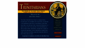 What Trinitarians.org website looked like in 2019 (4 years ago)