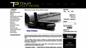 What Tourputters.co.uk website looked like in 2019 (4 years ago)