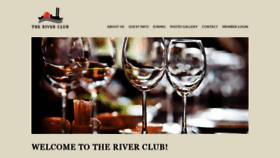 What Theriverclubkc.com website looked like in 2019 (4 years ago)