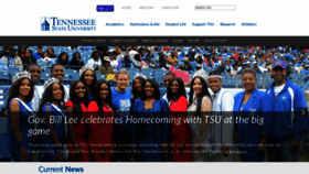 What Tnstate.edu website looked like in 2019 (5 years ago)