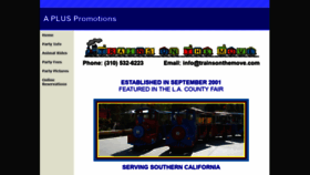 What Trainsonthemove.com website looked like in 2019 (4 years ago)